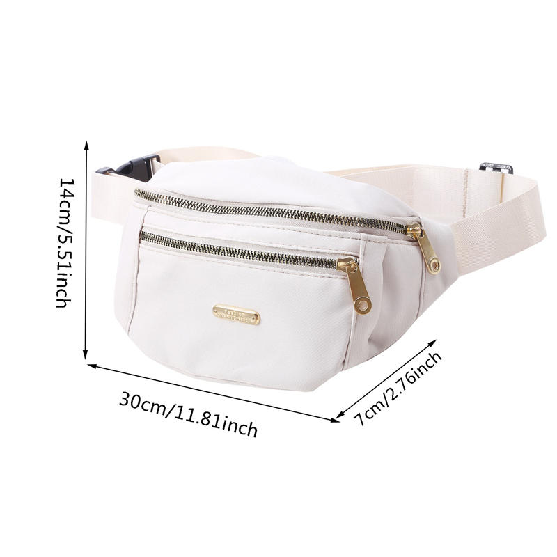 Fashion Fanny Packs For Women Lightweight Fashion Slings Chest Crossbody Bag Sports Waist Bag For Travel Running