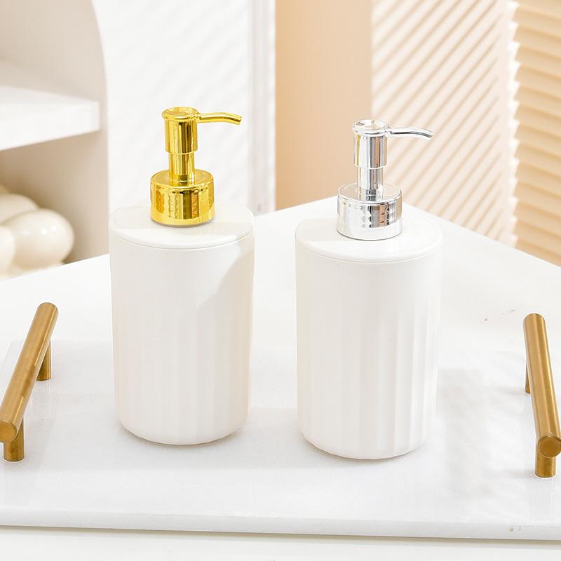 Simple Hand Sanitizer Plastic Packaging Bottle Household Bathroom Kitchen Lotion Shampoo Press Bottle Bathroom Supplies