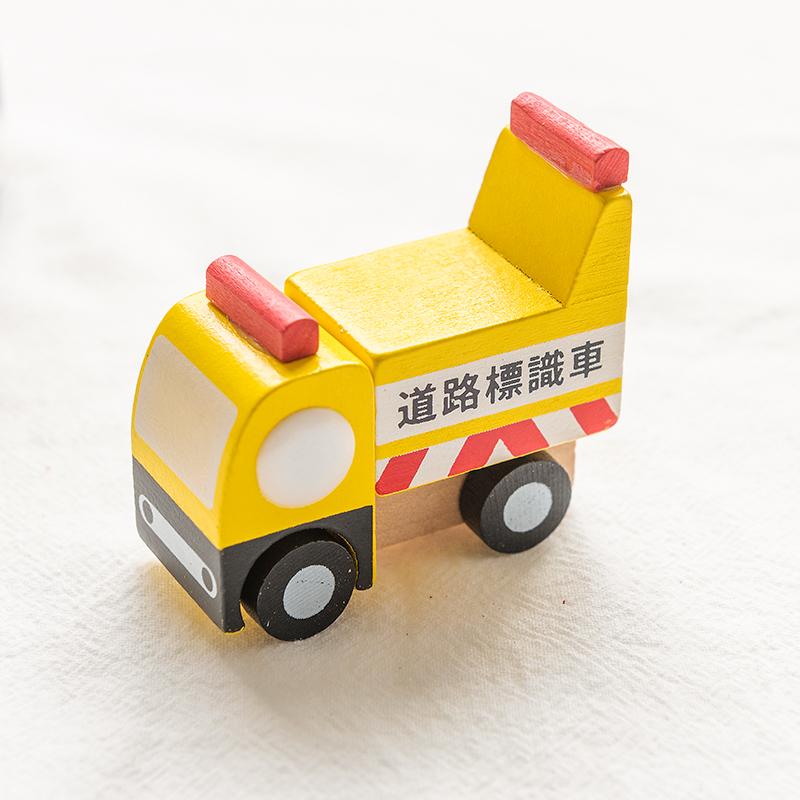 Kids Mini Wooden Cars Truck Aircraft Model Toy Montessori Wooden Education Colorful Vehicle Toys Simulation Cars Decoration Gift