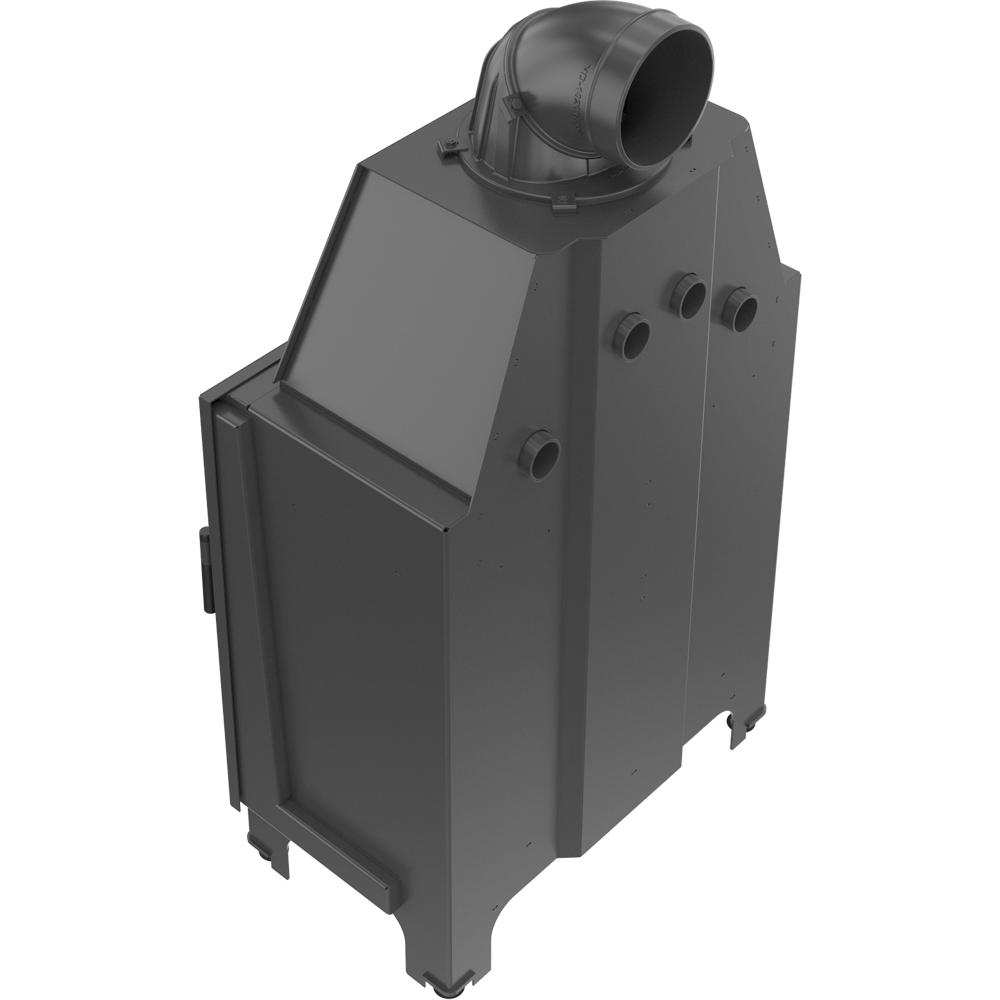 Steel Fireplace KRATKI MBA 17 kW Ø 200