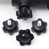 Plum Blossom Handle Screw Knob Handle Non Slip M5 Plastic Tool Freed Adjustable Steel Fastener Furnitured Mechanical Assembly