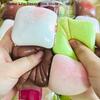 1/2Pcs Stress Slow Rising Small Toast Sensory Fidget Toys Squishy Simulated Square Bread Squeeze Toy For  Kids