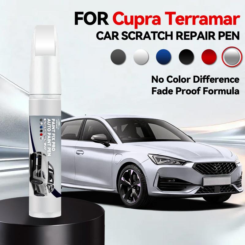 Für CUPRA Terramar Autolack Reparaturstift Lackkratzer Reparatur Zubehör Cosmos Blau Schwarz Gletschereis Weiß Timanfaya Grau Rot