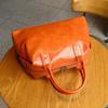 2025 Retro Versatile Soft Leather Tote: Women's Handbag, Shoulder & Crossbody Bag