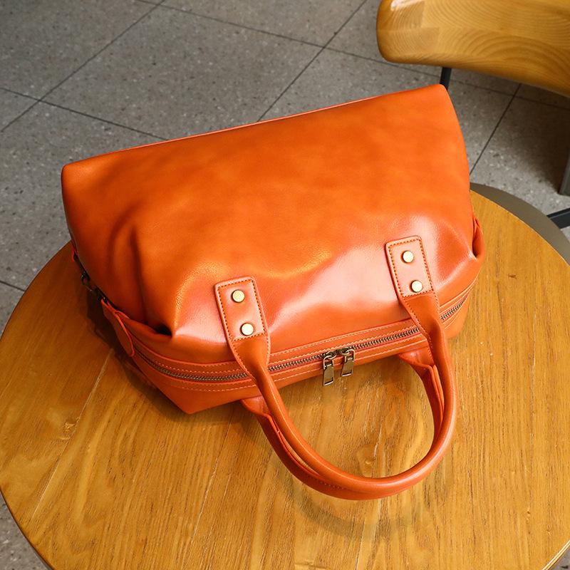 2025 Retro Versatile Soft Leather Tote: Women's Handbag, Shoulder & Crossbody Bag