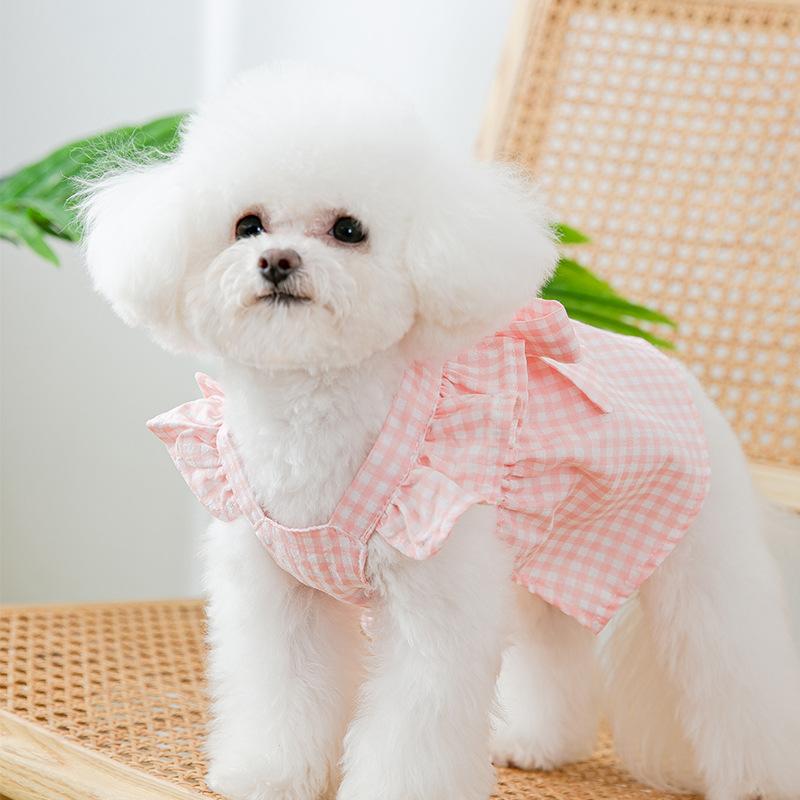 Pet Dress Cat Suspender Skirt Dog Clothes Summer Teddy Than Bear Universal Small Puppy Spring Summer Thin