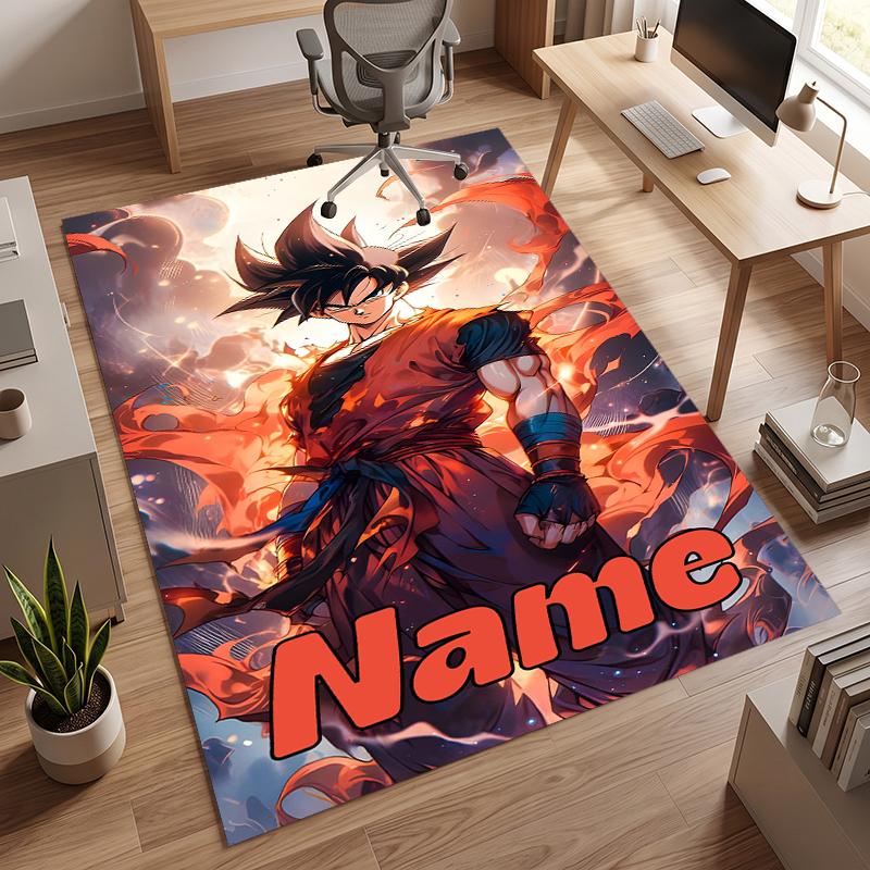 Dragon Ball (19) Personalisierter Name Büro Teppich Stilvolle Dekoration für Wohnzimmer Schlafzimmer Küche