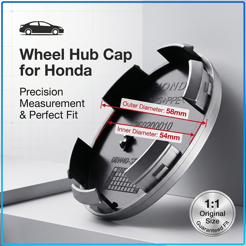 4 ks 60mm středové krytky kol pro auto, krytky nábojů, emblém Pro Honda Civci CRV Accord Mugen Prelude FIT City CRZ CRX Jazz řada D řada B H