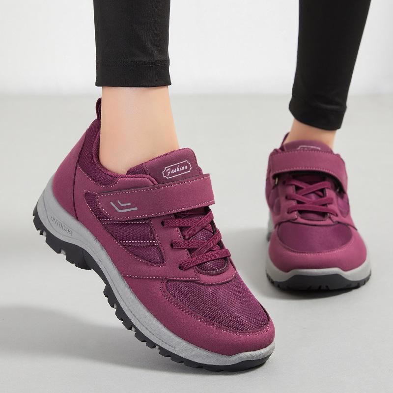 Women's 2026 Spring Velcro Walking Shoes - Comfortable Sports Shoes for Moms
