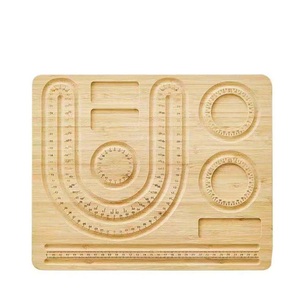 With Scale Wooden Bead Board Multiple Types Jewelry Design Board  Girls Women
