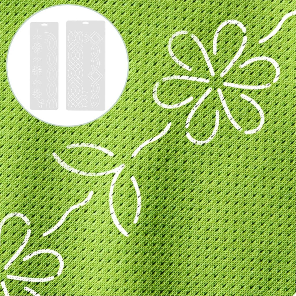 1 Stück Patchwork-Schablonen Quilting-Lineal-Schablonen Kunststoff-Quilting-Schablonen Kunststoff-Stickerei-Nähschablonen DIY-Nähwerkzeuge