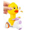 1Pcs Children'S Toy Can Return To The Car Without Battery Pressing Children'S Fun Gift Novel Simulation Animal Riding Motorcycle