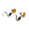 1 Pair Motorbike 10mm Turn Signal Lights Amber 10W For Suzuki Boulevard C109R C50 C90 S 40 50 83