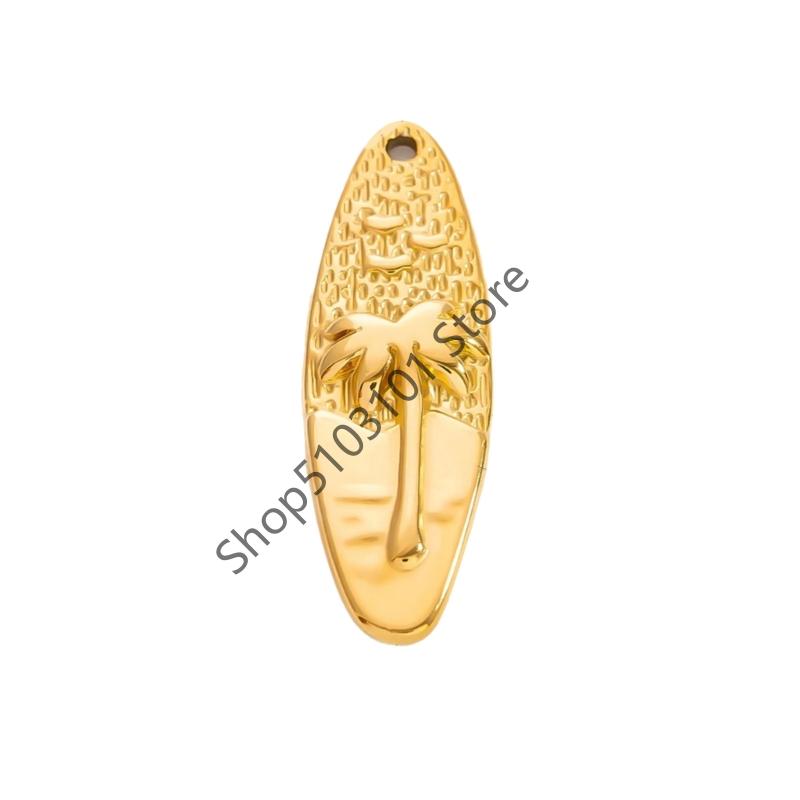 

Gold Ocean Animal Turtle Shell Conch Starfish Diy Charms For Jewelry Making Bulk Stainless Steel Charm Pendant Necklace Making