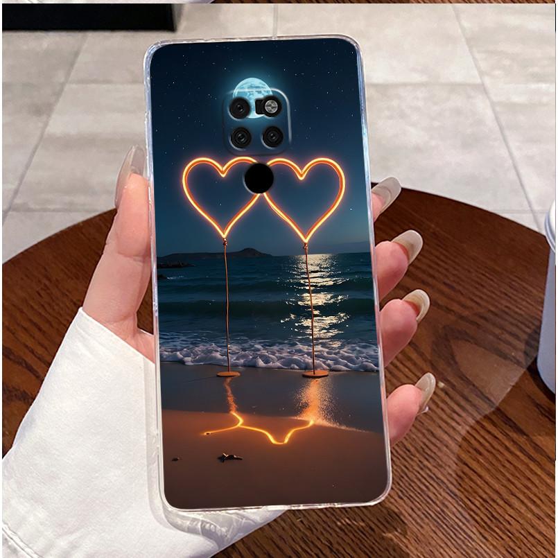Case For Huawei Mate 20 HMA-L29 HMA-L09 Mate 20 Pro LYA-L29 LYA-L09 Casing Cute Love Heart Rabbit Clear Soft Silicone Phone Case