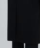 Musinsa Standard Cashmere Blend Daddy Shoulder Double Long Coat [Black]