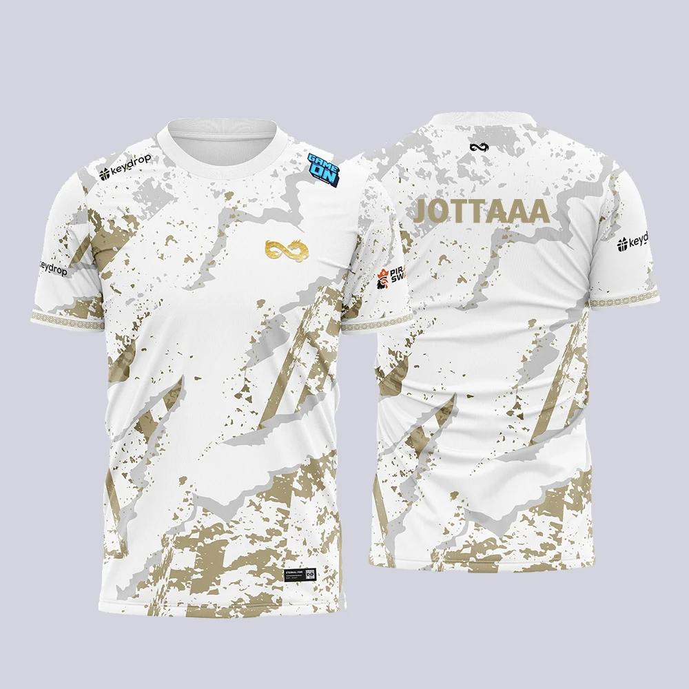 CSGO Esports Tým Eternal Fire 2025 Nové Dresy CS2 Major Herní Tréninkové Soupravy Unisex Street Oversized Top Grafická Trička