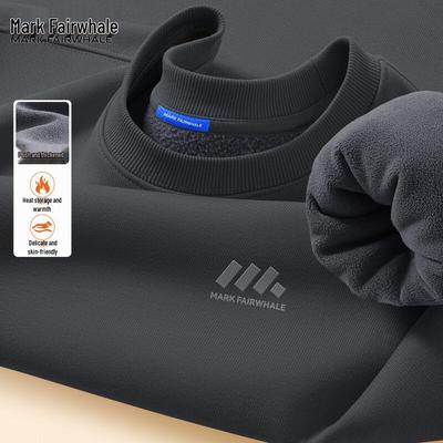 Mark Fairwhale Men's Fleece Lined Crewneck Sweatshirt