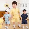 LUSON Baby Boys' Summer Polo T-Shirt Set
