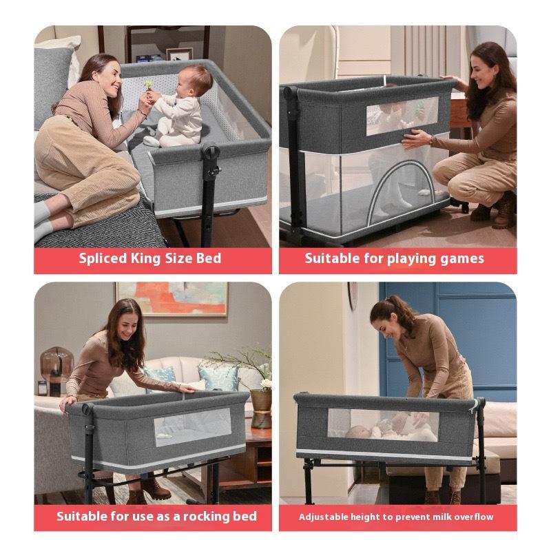 Removable Play Crib, Folding Splicing Bed, Portable Baby Diaper Table