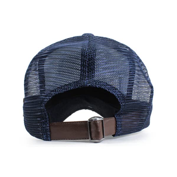 Avirex Mesh American Casual Popular Trend Gift Men's Cap, Style, Brand, Outdoor, (AFBASE (Indigo))