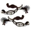 Espora de Cavalo de Metal Espora de Cowboy Ocidental Espora de Roping Masculina com Engrenagem Decoração de Bota Acessórios para Montaria Duradoura