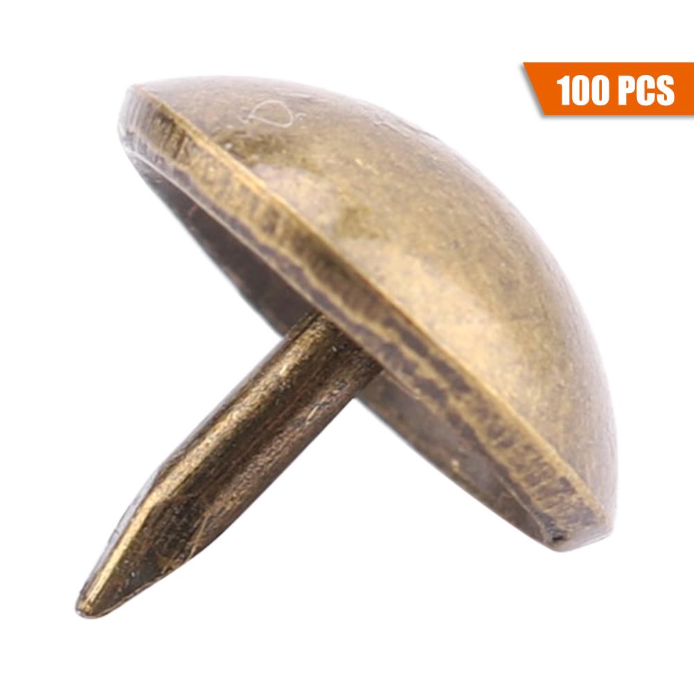 100 pezzi Chiodi Spessi in Ferro Fissaggi per Mobili Porta in Legno (6 * 12mm)