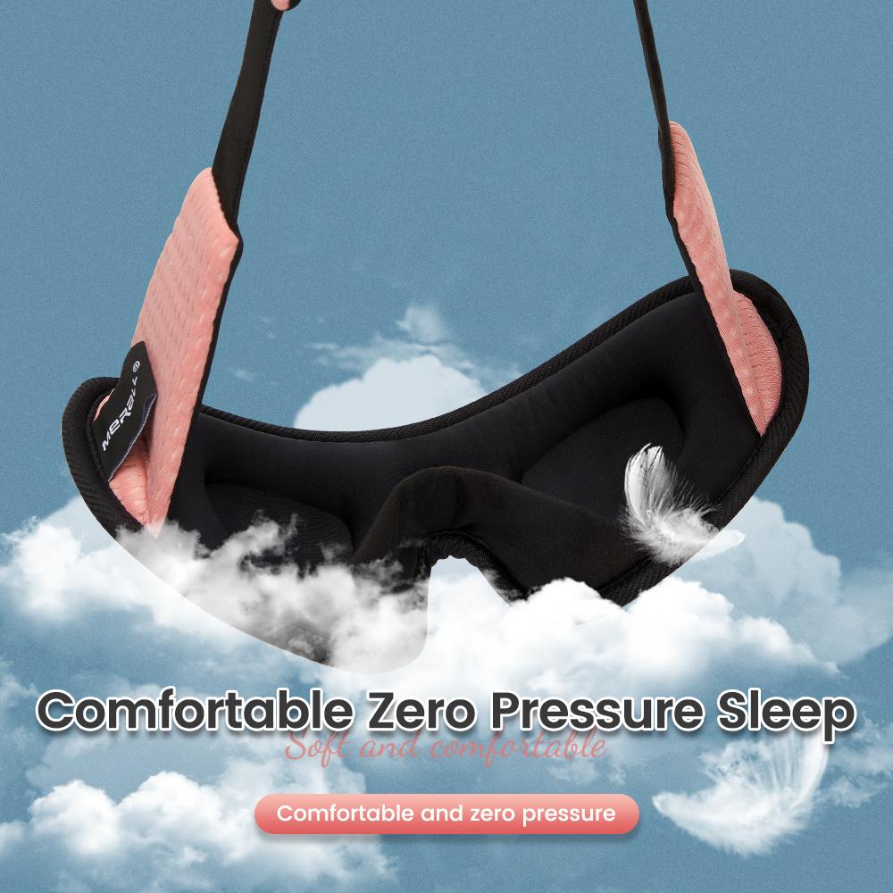 3D Blocking Light Sleep Eye Mask Soft Padded Slaapmasker For Sleeping Aid Eye Mask For Travel Rest Night Breathable Eyepatch