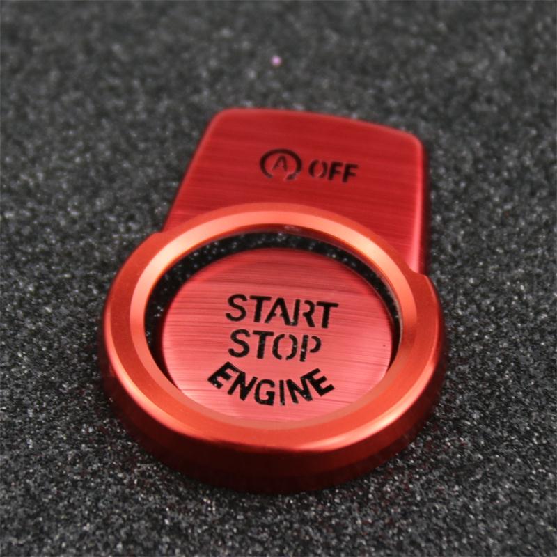 Car Styling Engine START Button Replace Cover STOP Switch Accessories Key Decor For BMW 1 2 3 4 Series Gt F20 F21 F30 F34 X1 F48
