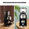 Hosioe Electric Burr Coffee Grinder, Adjustable Automatic Conical Burr Mill, Coffee Bean Grinder with 25 Grinding Settings, 2-12 Cup Capacity, French