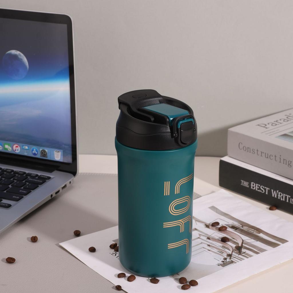 Mode 316 Edelstahl Thermobecher Outdoor Tragbarer Kaffeebecher Auto Tragbarer Begleitbecher Geschenk Wasserbecher