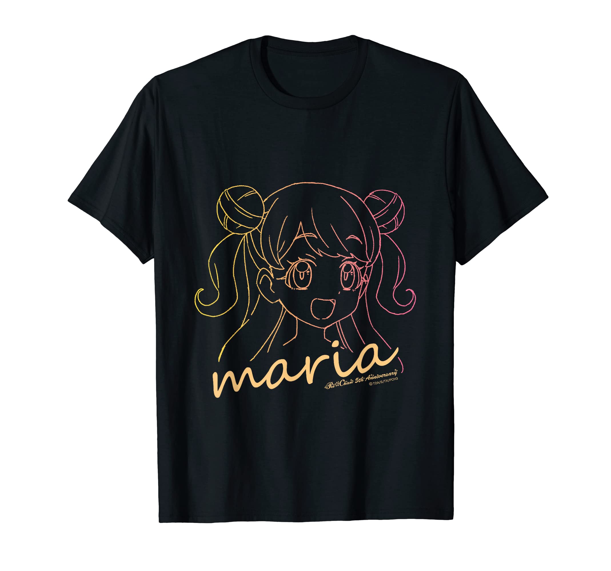 

Футболка Maria от Kiratto Prichan Face Series чёрный