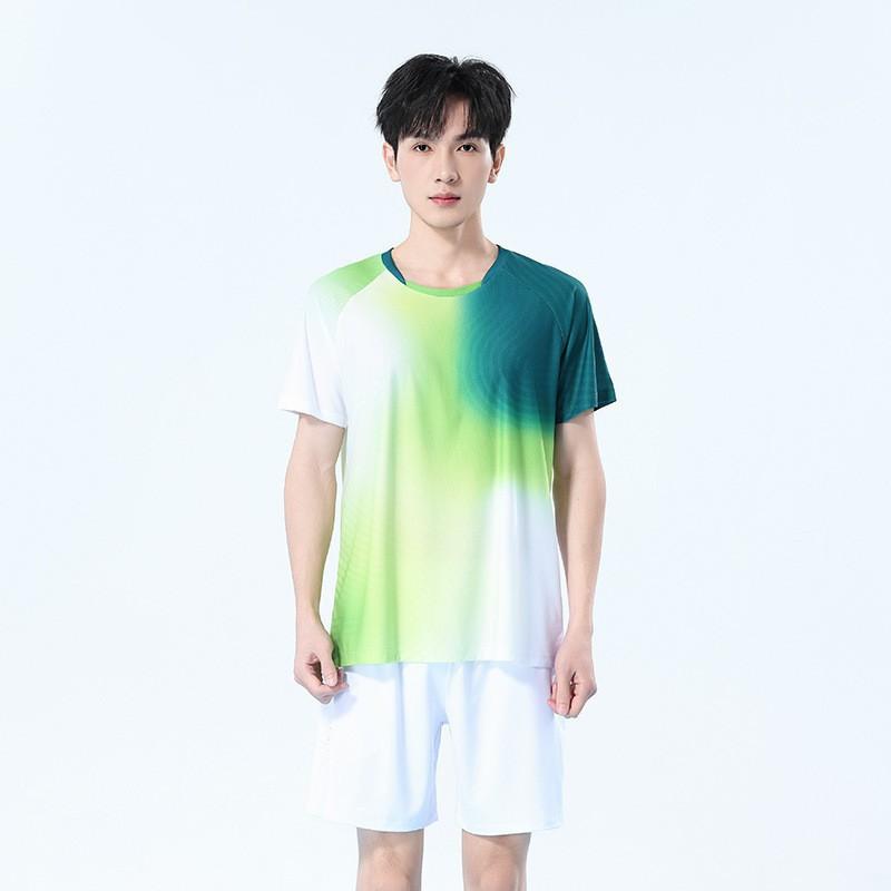 High-quality Quick-drying and Breathable Badminton Jersey, the Same for Men and Women, Summer Sports Short-sleeved Suit, New Printing