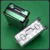 Aluminum-Magnesium Alloy Suitcase with Universal Wheels, 20/24/28-inch