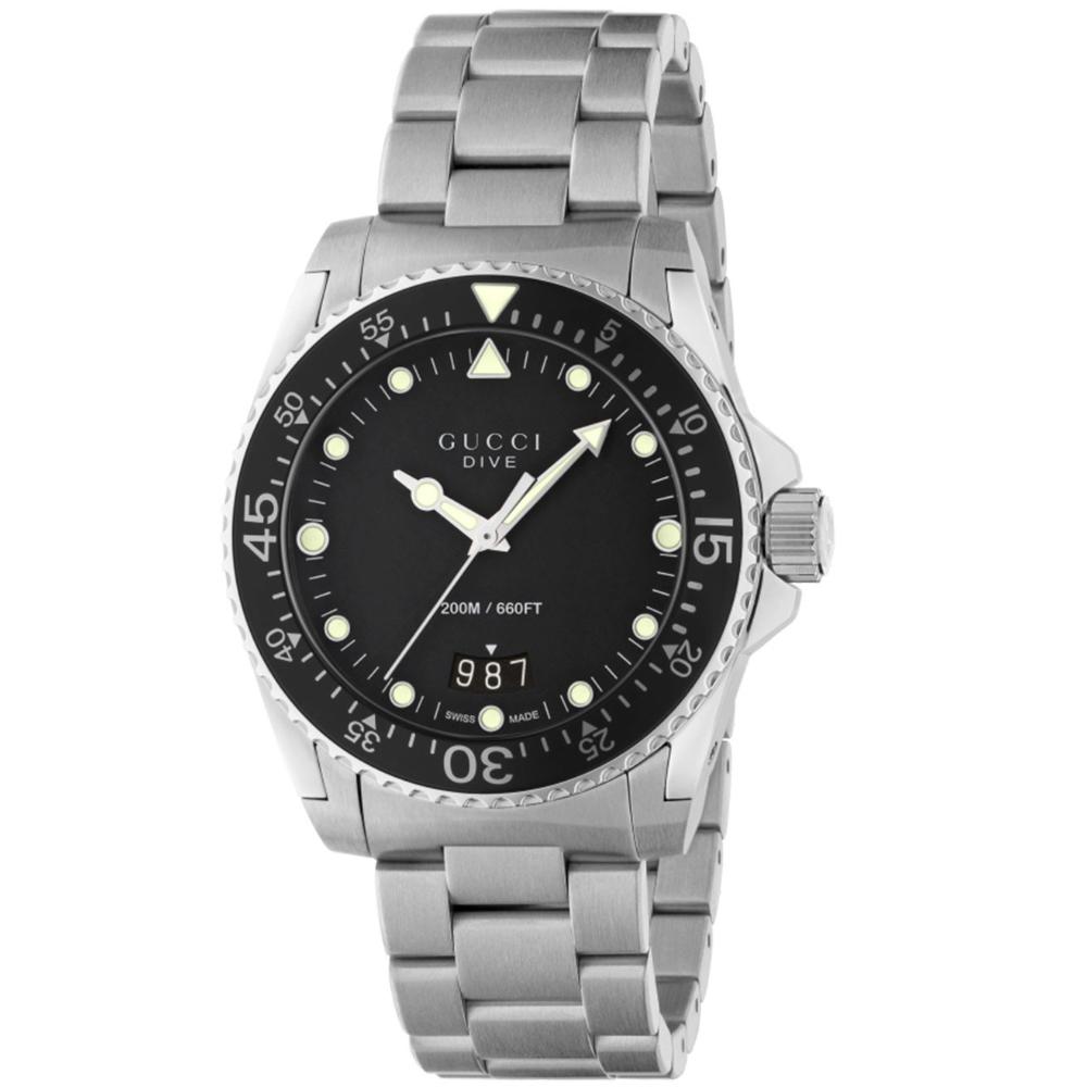 Gucci YA136301B Dive Black Dial Men's Watch