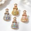 Lovely Rococo Court Sheep Brooches For Women Unisex Rhinestone Year Of The Sheep Animal Party Office Brooch Pin Gift