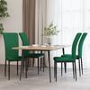Day and Night - Day and Night Dining Chairs 4 Units Dark Green Velvet