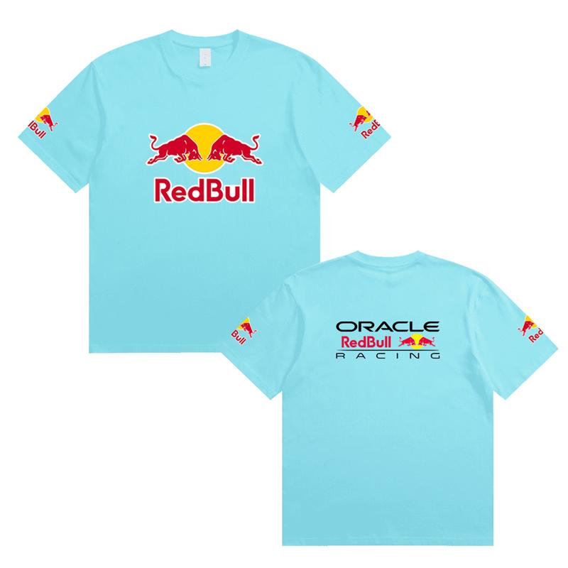 Oracle Red Bull Racing F1 T‑Shirt Unisex Short Sleeve Tee Formula 1 Racing Fans Casual Tops