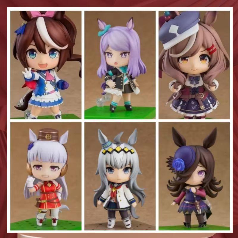 10Cm Umamusume: Beautiful Derby Cute Edition Animation Figure Girl Statue Animation Model Boy Collection Doll Holiday Present