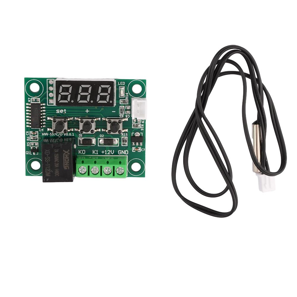 W1209 Blue/Red Light DC 12V Digital Temperature Controllear Thermostat Temperature Control Thermostat Switch Board + NTC Sensor
