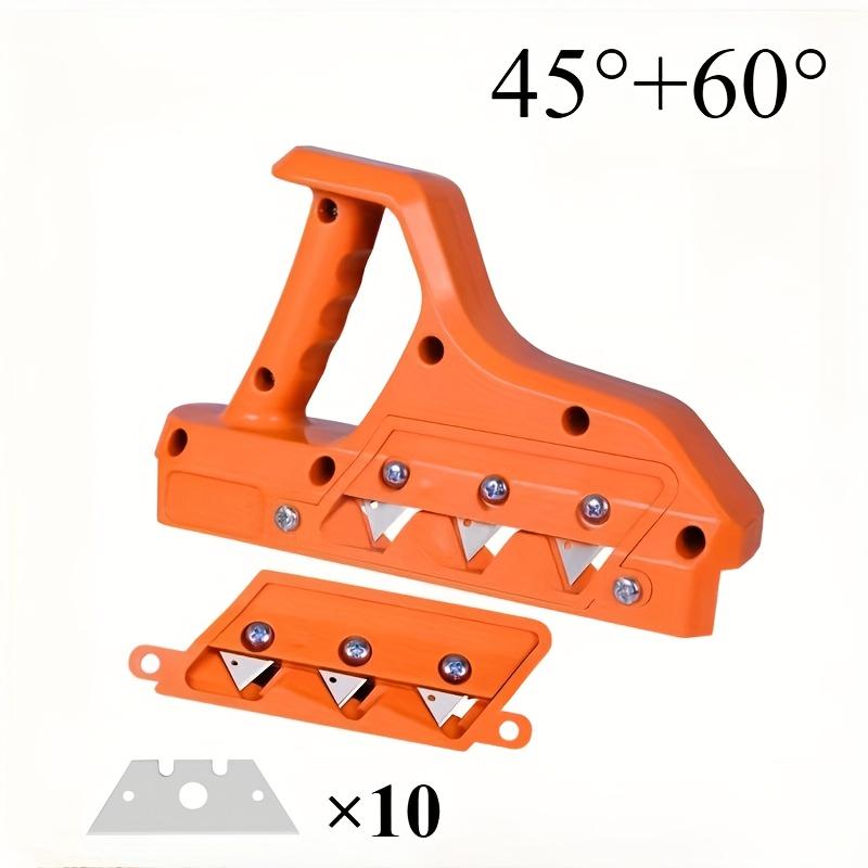 

Drywall Quick Cutter Hand Saw, Precise 45° 60° Edge Chamfering Tool, Metal Plastic Structure Plasterboard Trimmer For Woodworking Use
