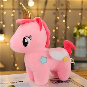 

Unicorn Stuffed Animal Unicorn Plush Toy Gentle Adorable Rainbow House Joyful Boys Girls Birth Date Celebration Decors Present Designed For Children 20cm розовый