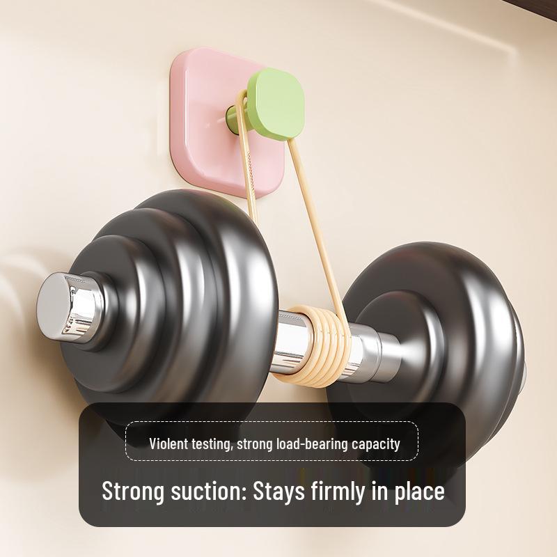Macaron Adhesive Wall Hook - Coat Rack for Entryway, Bedroom, Living Room