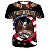 Men's 3D Printed Casual Sports T-shirt O Collar Casual Short Sleeve  for Men's Wear