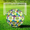 Geometry Dash: Dance To The Beat Soccer Ball Size 5 Soccer Ball, Machine-stitched, Durable, Suitable for Training and Matches Fan Gift