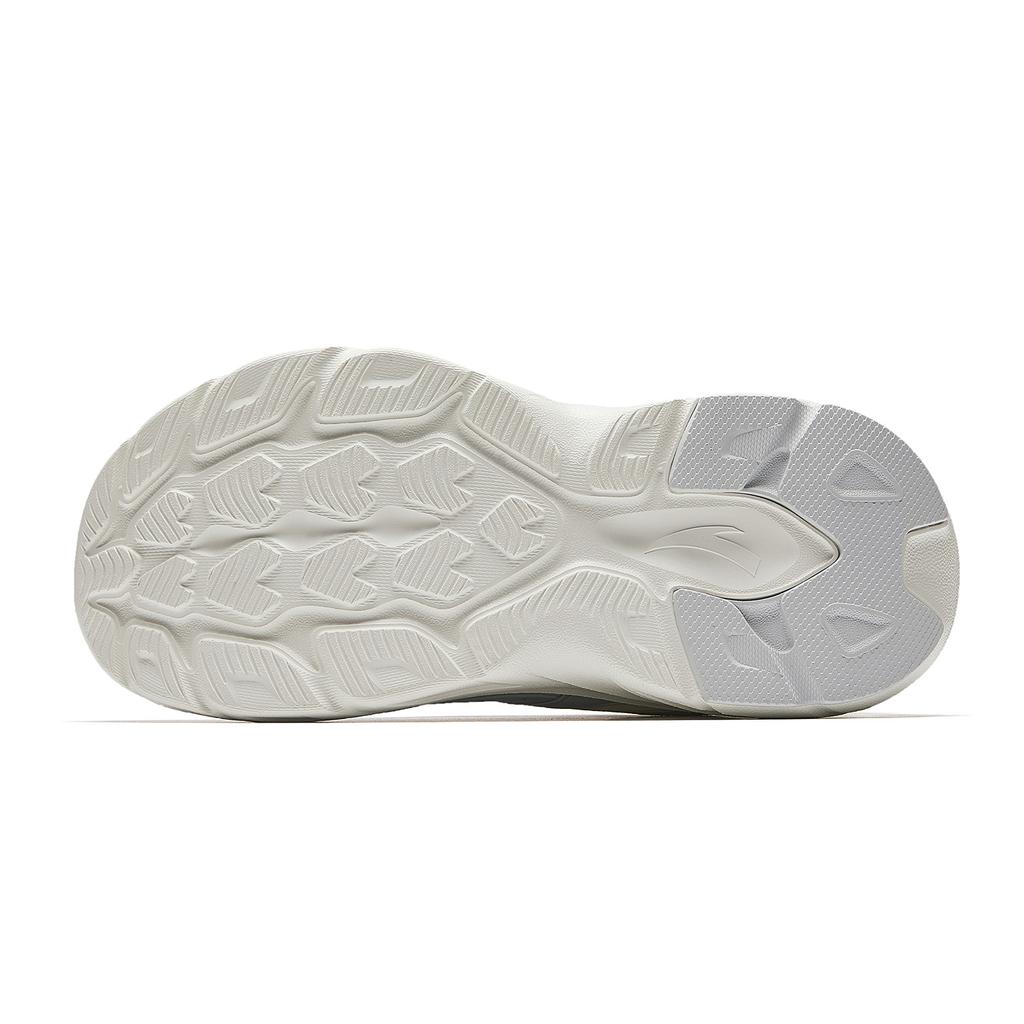 Anta Light Fabric Synthetic Leather Breathable Non-Slip Casual Fashion Trend Women Sneaker Ivory-White Sand-Gray 922545521-1