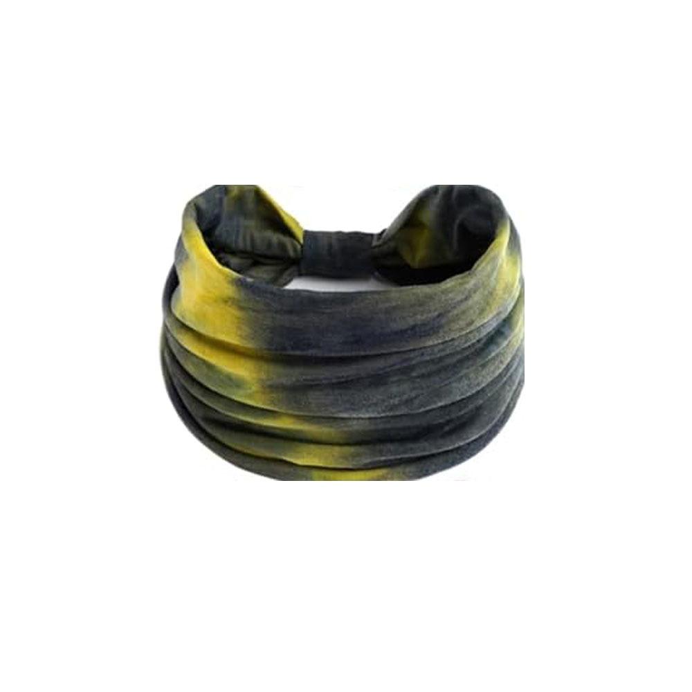 Bohemian Tie-dye Headband Sports Yoga Headband Running Fashion Headband Wide-rimmed Sweat-absorbing Hair Accessories
