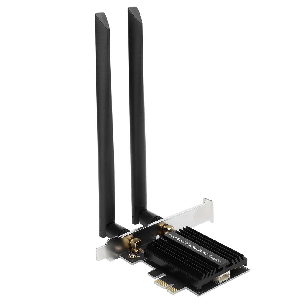 Network Card Desktop Dual Band Adapter with 8DB Antenna Extension Cable AX3000 PCIE