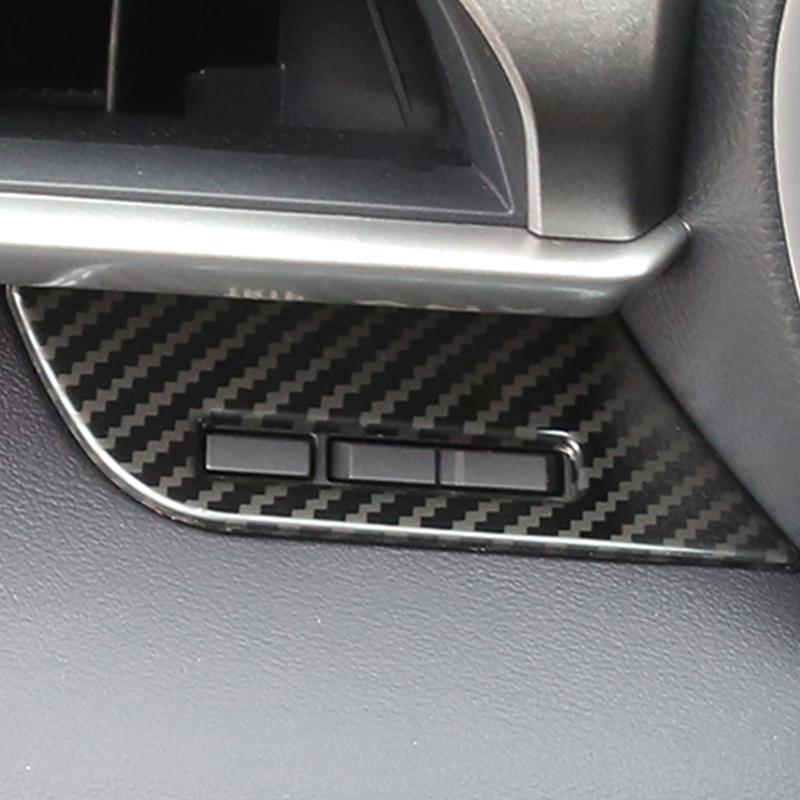 Edelstahl Auto Dasbhoard Kilometerstand Taste Reise Panel Trimmt Aufkleber Für Toyota Highlander XU70 Kluger 2020 2024 2024 2024 Hybrid