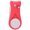 304 Stainless Steel ABS Plastic Handle Golf Spring Divot Repair Pitch Putting Fork Tool for Training PracticingRed
